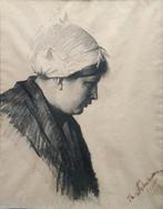 Thérèse Schwartze (1851-1918) - Portret en profil van een