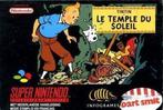 Tintin Le Temple Du Soleil (Losse Cassette) (SNES Games), Ophalen of Verzenden, Zo goed als nieuw