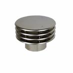 Enkelwandig rookkanaal  trekkende regenkap lamelle,  Ø140, Huis en Inrichting, Kachels, Ophalen of Verzenden, Nieuw