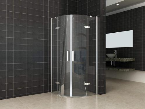 1/4 ronde cabine 2 dr.deuren 1000x1000x2000 chroom8mm NANO, Doe-het-zelf en Verbouw, Sanitair, Nieuw, Verzenden