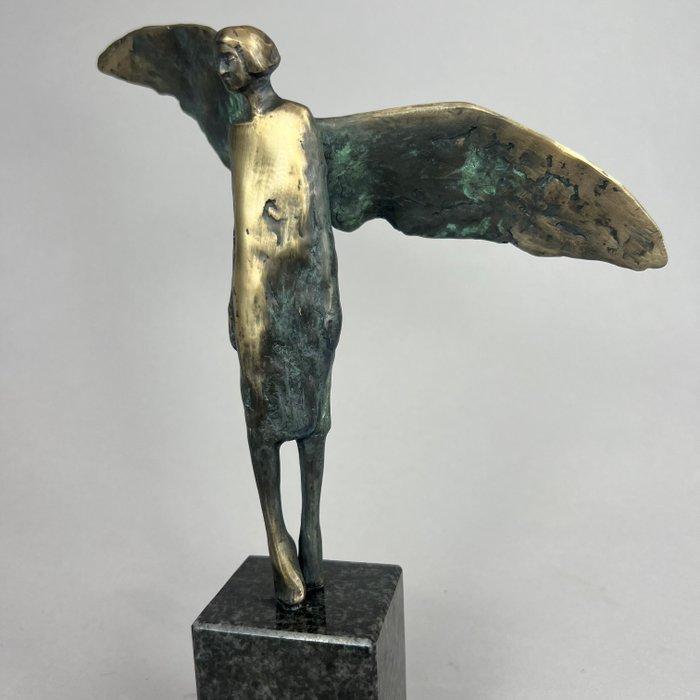 J. Zak (XX-XXI) - The ANGEL -bronze 4kg, Antiek en Kunst, Kunst | Designobjecten