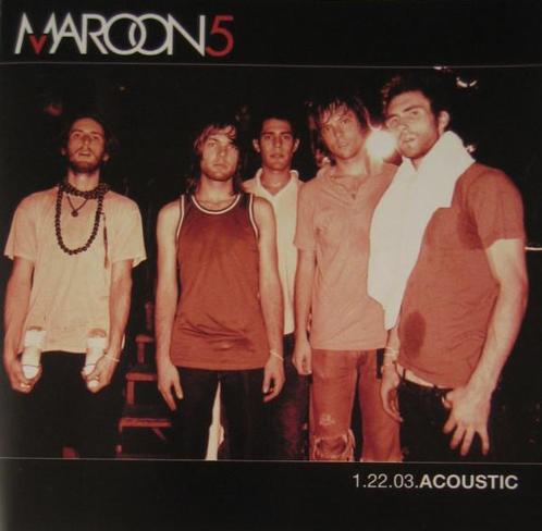 cd - Maroon 5 - 1.22.03.Acoustic, Cd's en Dvd's, Cd's | Overige Cd's, Zo goed als nieuw, Verzenden
