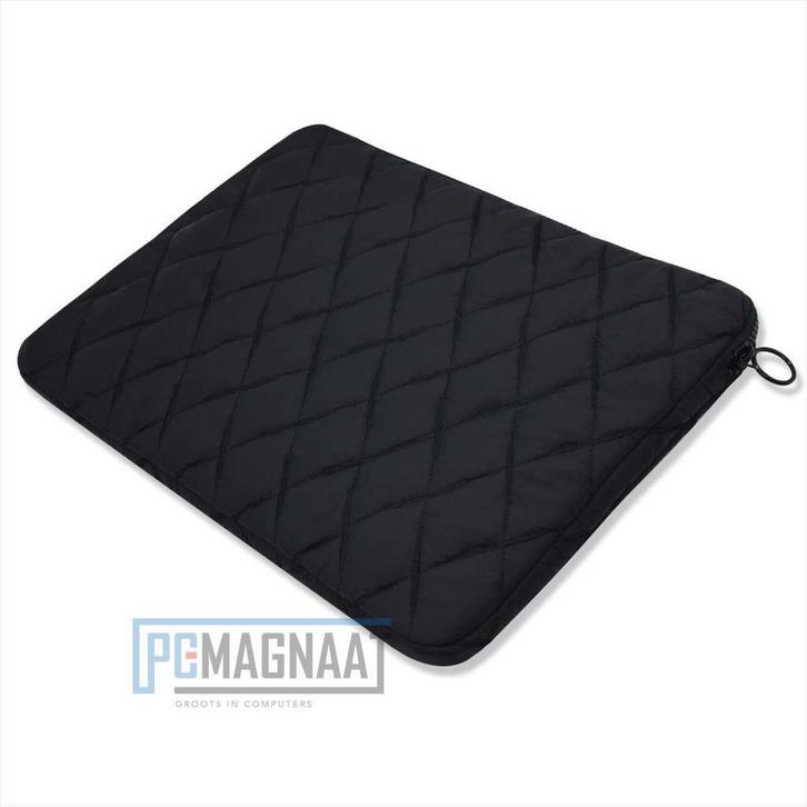 Laptop sleeve met ruitjes  14,6 inch zwart, Computers en Software, Laptophoezen, Nieuw, Ophalen of Verzenden