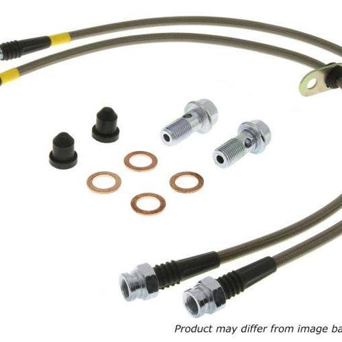 StopTech 08-10 EVO X AWD Stainless Steel Front Brake Lines -, Auto-onderdelen, Remmen en Aandrijving, Ophalen of Verzenden
