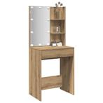 vidaXL Kaptafel met LED-verlichting 60x40x140 cm artisanaal, Minder dan 50 cm, 50 tot 100 cm, Verzenden, Nieuw