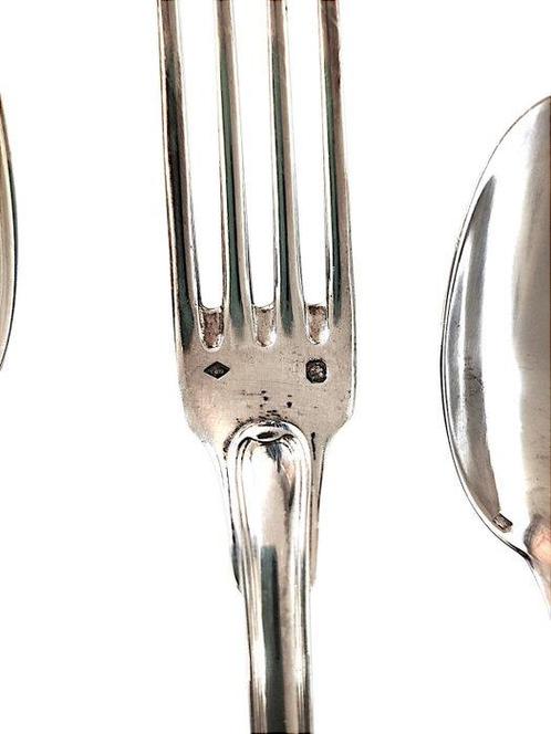 Bestekset (3) - .925 zilver, Antiek en Kunst, Antiek | Goud en Zilver