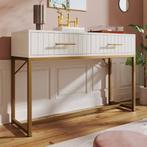 Moderne witte opbergkast met 2 lades – 100×45×75 cm, Verzenden, Nieuw