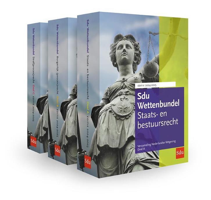 Sdu Wettenbundel Editie 2024 2025 9789012409834, Boeken, Studieboeken en Cursussen, Zo goed als nieuw, Verzenden