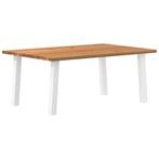 vidaXL Eettafel rechthoekig 180x120x74 cm massief eikenhout, Huis en Inrichting, Verzenden, Nieuw