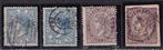 Spanje 1868 - Koningin Isabel II - Edifil 97/101 - Complete, Gestempeld