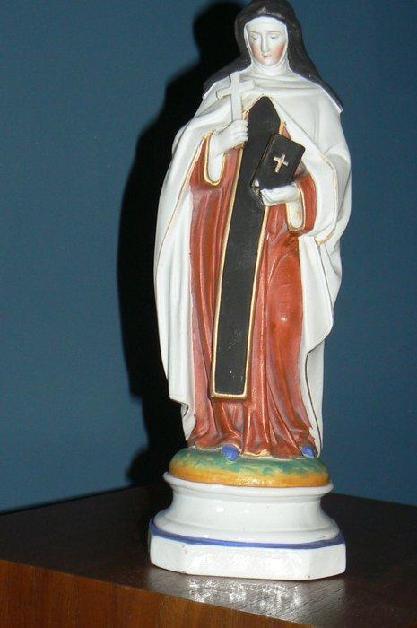 Beeld - Thérèse of Lisieux - 26 cm - Antiek - Porselein -, Antiek en Kunst, Antiek | Boeken en Bijbels
