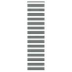 vidaXL Zebra rolgordijn 60x200 cm stofbreedte donkergrijs, Huis en Inrichting, Stoffering | Gordijnen en Lamellen, Verzenden, Nieuw