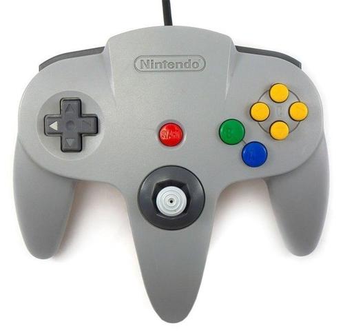 Nintendo 64 Controller Grijs Origineel (Pookje Lam), Spelcomputers en Games, Spelcomputers | Nintendo 64, Zo goed als nieuw, Ophalen of Verzenden