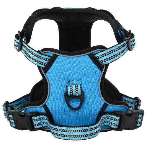 vidaXL Hondentuigje met riem en halsband verstelbaar XL, Dieren en Toebehoren, Honden-accessoires, Nieuw, Verzenden