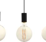 EGLO Pozueta Hanglamp - E27(excl.) - 84 cm - Metaal - Zwart, Verzenden, Zo goed als nieuw