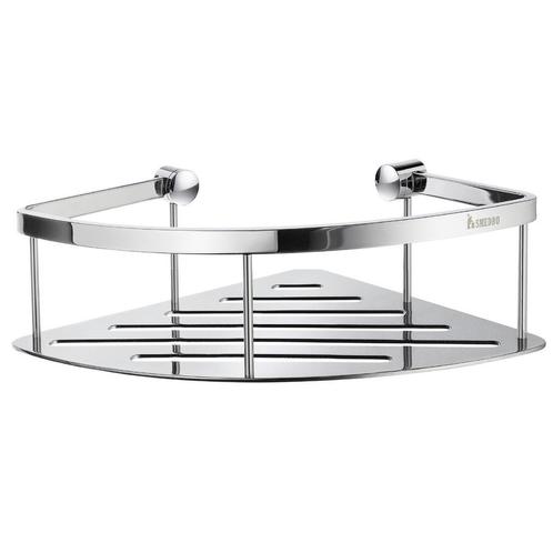 Design Douchekorf Smedbo Sideline Hoek 20x20 cm Chroom, Doe-het-zelf en Verbouw, Sanitair, Bad, Nieuw, Chroom, Ophalen of Verzenden