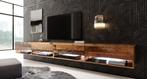 Zwevend TV-meubel Grijs/Wit/Eiken 100/140/180/200/280 cm LED