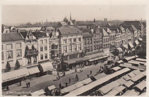 S HERTOGENBOSCH - Markt, Verzamelen, Ansichtkaarten | Nederland, Verzenden