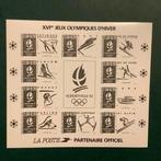 Frankrijk 1992 - Olympische spelen in Albertville - ongetand, Gestempeld