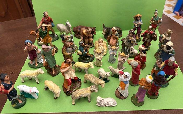 Kerststal (40) - Aardewerk, Composiet, Antiek en Kunst, Antiek | Boeken en Bijbels