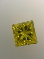 1 pcs Diamant (Kleurbehandeld) - 2.01 ct - Carré - VS2 -, Nieuw