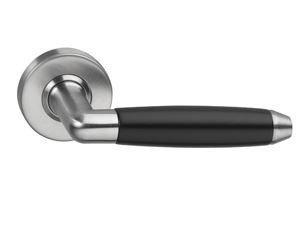 Intersteel Deurkruk / Deurklink Combinatie op rozet met ring, Doe-het-zelf en Verbouw, Hang- en Sluitwerk, Nieuw, Ophalen of Verzenden