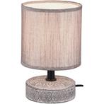 LED Tafellamp - Trion Maria - E14 Fitting - Rond - Mat Bruin, Huis en Inrichting, Lampen | Tafellampen, Ophalen of Verzenden, Nieuw