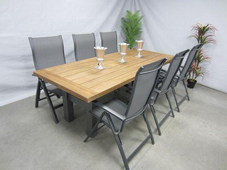 te velde tuinmeubelen tuinset vigo met yasmani tuintafel, Tuin en Terras, Tuinsets en Loungesets, Nieuw