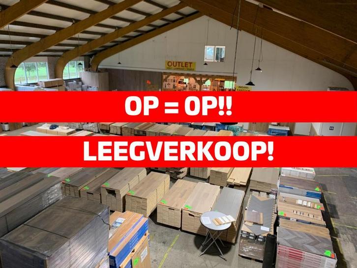 OP = OP LEEGVERKOOP! Vloer en wandtegels!!, Doe-het-zelf en Verbouw, Vloerdelen en Plavuizen, 30 cm of meer, 50 tot 150 cm, 10 m² of meer