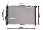 RADIATOR VOOR CHEVROLET AVEO T255 2008-2011 91817345, Ophalen of Verzenden, Nieuw