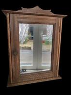Kast - Hout, Glas - Apotheekkastje, Antiek en Kunst, Curiosa en Brocante