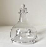Fles - antieke wespenvanger in mondgeblazen glas