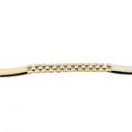 Bicolor gouden panterschakel collier. (Ketting), Ophalen of Verzenden, Gebruikt, Overige kleuren, Goud