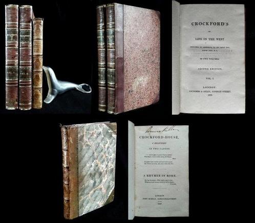 Henry Luttrell - Two works by Henry Luttrell on Crockfords, Antiek en Kunst, Antiek | Boeken en Bijbels