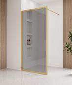 Douchewand Georgia 100 x 200 cm Goud – Inloopdouche 8 mm, Doe-het-zelf en Verbouw, Sanitair, Verzenden, Nieuw, Douche