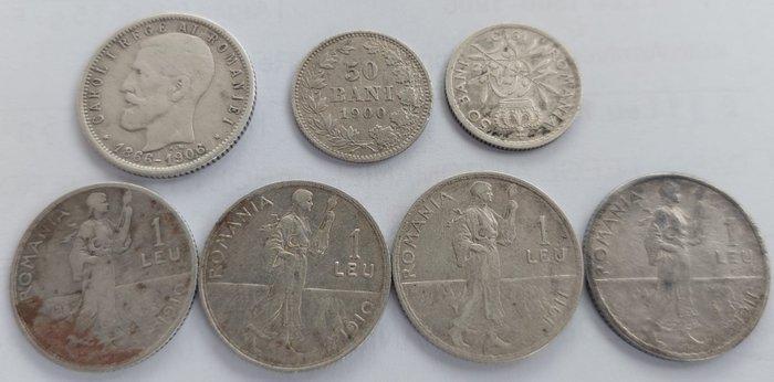 Roemenië. Lot of 17 coins, incl. silver, various metals and, Postzegels en Munten, Munten | Europa | Niet-Euromunten