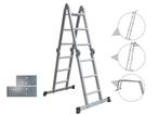 2dekans | Batavia Aluminium Multifunctionele Ladder 4x3, Doe-het-zelf en Verbouw, Ophalen of Verzenden, Zo goed als nieuw