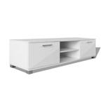 Tv-meubel 120cm Wit - OP=OP! Strak Design -40% (tv meubel), 100 tot 150 cm, Nieuw, Ophalen of Verzenden, Minder dan 100 cm