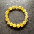 Armband van natuurlijke witte Baltische amber, hele stenen