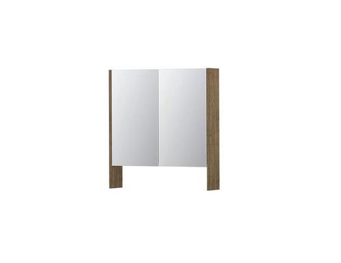 Teakea - Double Mirrored Alu, Color-Matched Side Panels |, Huis en Inrichting, Badkamer | Badkamermeubels, Wastafelkast, Nieuw