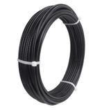 Fitness Staalkabel 4,5mm 100 meter zwart, Verzenden, Nieuw