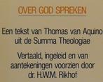Over God spreken / Sleutelteksten in godsdienst en theologie, Verzenden, Gelezen, Van Thomas Aquino