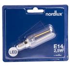 Nordlux filament LED buislamp E14 2.5W 250lm 2700K Helder..., Ophalen of Verzenden, Nieuw