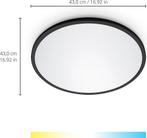 WiZ Plafondlamp SuperSlim Zwart - Slimme LED-Verlichting -, Huis en Inrichting, Verzenden, Zo goed als nieuw