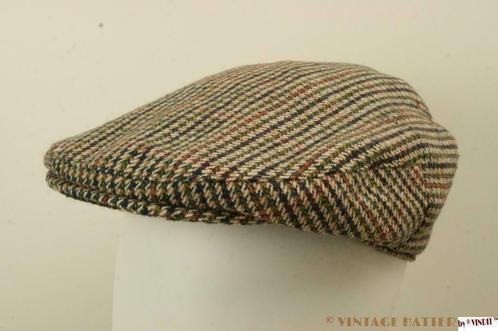 flatcap Platte pet Hawkins tweed groen-bruin maten XS t/m XL, Kleding | Heren, Hoeden en Petten, Pet, Nieuw, Ophalen of Verzenden