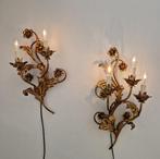 Attr. Hans Kögl - Hollywood Regency Bloemen Wandlampen -