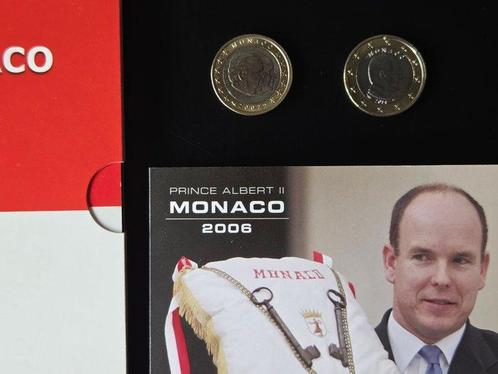 Monaco. Probe Set / Token / Euro 2002/2014 (4 items) (Zonder, Postzegels en Munten, Munten | Europa | Euromunten