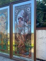 (After) Alphonse Mucha Times of the day series - Spiegel, Antiek en Kunst, Curiosa en Brocante