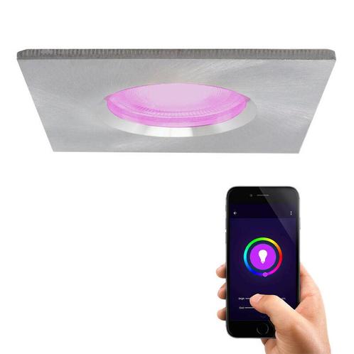 Moderne smart inbouwspot chroom, Jule, IP65, 4,5W, RGBW, Huis en Inrichting, Lampen | Spots, Nieuw, Ophalen of Verzenden