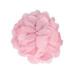 Haarspeld Duckklem 10cm – Haarbloem – Gladde Stof – Roze, Nieuw